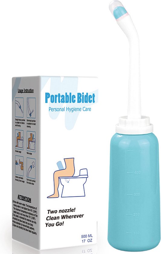 PORTABLE BIDET - 2 nozzle