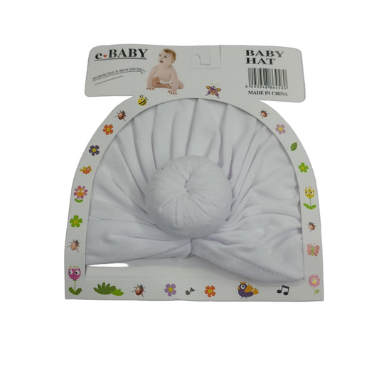 TURBAN PLAIN WHITE