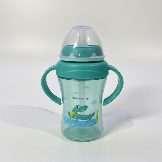 Teal Crocodile Toddler Sippy Cup